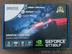 GEONIX GEFORCE GT 730LP 4GB DDR3 Graphic Card