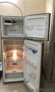LG fridge is old but cooling properly still working and good