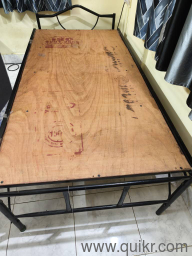 Single Bed- Iron and Wood Cot