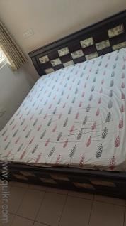 Big bed with Kurl On mattress (75x72 cm)