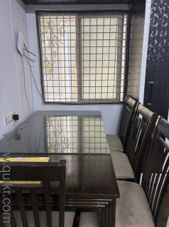 Home Centre 6-Seater Dining Table Set with 4 Chairs & 1 Bench