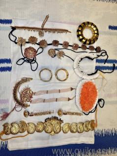 Bharatanatyam Real Weighted Jewellery Set  Worn Once, Like New