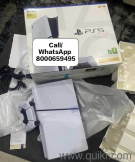 Call/Whatsapp 80O0659495 SONY PS5 Disc Slim 1TB & 2 Controller ,2 CD Games With Bill box & Sony Warranty