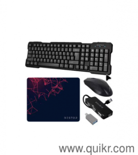 Unused Keyboard + Mouse Combo | 4-Port USB Hub | Complete Set @ 999