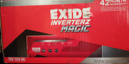 Exide inverter set along with trolley,warranty is available on battery for 3 years and 2 years on invertor