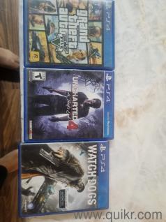 Sony PS4 Games ( GTA 5, Watch Dogs, Uncharted 4) in excellent condition brand new