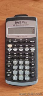 Texas BA 2 plus calculator