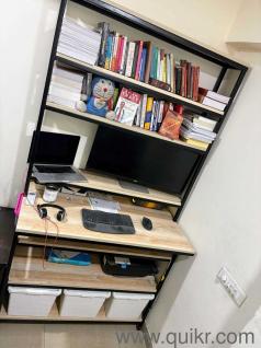 Standing Office/Study Desk in matt painted metallic frame
