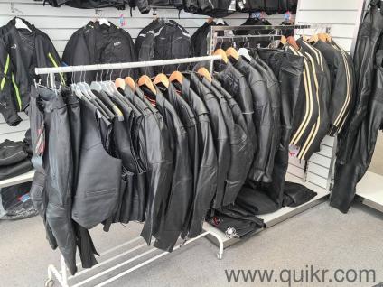 "Stylish Black Leather Biker Jacket - Multiple Zippers | Premium Quality | Size M/L | Lot Available"