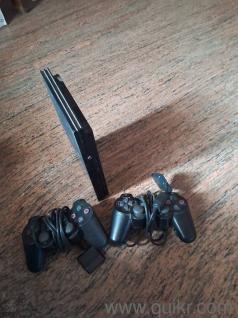 Sony ps2 scph-90001 model with matrix installed and all wires controller with burned game discs 