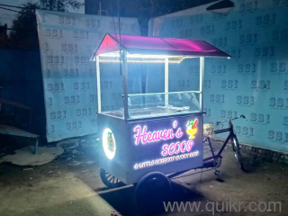 Ice cream cart fridge 