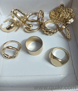 Chunky rings, Y2k rings, pack of 11, anti tarnish 