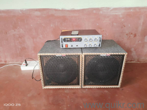 two 8 inches wofer and 4440 amplifier. best for tractor sound system'