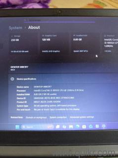 i3 10th gen, 8GB ram,256gb SSD , win 11 original 