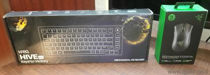 Kreo Hive Mechanical Keyboard + Razer DeathAdder  Brand New Condition