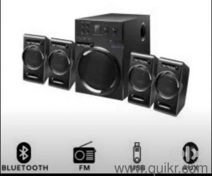 CONNECT YOUR GADGET LIKE MOBILE, LED TV, LAPTOP ETC TO  SOUND QUALITY BLUETOOTH, AUX, AND PEN DRIVE ETC 