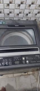 DisplayFullyAutomaticTopLoadWashingMachineGrey