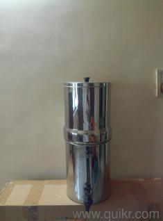 Rama make stainless steel water filter non-electric with 2 candles