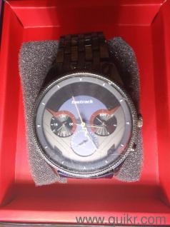 Fastrack Thor Quartz Multifunction Grey Dial blue Metal Strap