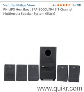 Philips Heartbeat SPA-3000U 5.1 Home Theatre  Fully Working
