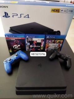 98732..73716 sony playstation ps4 pro 1tb with 2 controller and 4gaming cds in warranty 