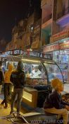 food cart on bettry rikshaw 