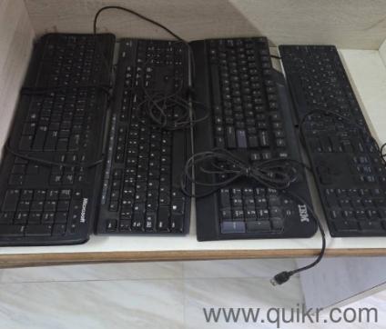 Assorted keyboard (100-150rs), excellent condition.RX300 ncomputing (4000/- per piece), 18" to 27 " monitors ( 2500), cables