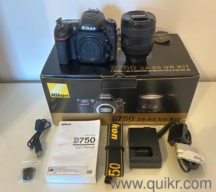 Nikon D750 24.3 MP Digital SLR Camera & 24-85mm vr nikkor lens WhatsApp 8377 934 607