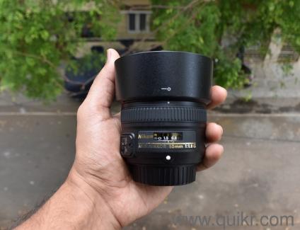 Nikon AFS Nikkor 50mm F/1.8G Prime Lens for DSLR Camera with UV filter
