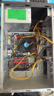 PC with 4 Gb RAM, i3 processor, DVD read writter, Samsung Monitor, Keyboard 