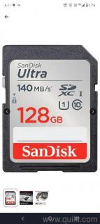 Sandisk 128GB UHS-I Ultra Memory Card SDXC Class 10 Card - SD & MicroSD Memory Card Reader