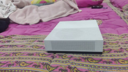 XBOX ONE S with 2 CONTROLLERS AND GAMES