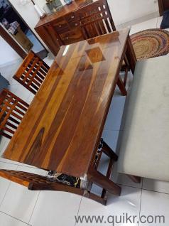 6 Seater Seshamwood dining table for sale 80% discount