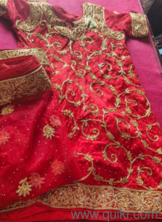 Luxury Wedding Dresses Combo  Bridal Lehenga & Khada Dupatta Set