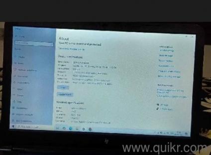 HP Laptop :Display: 15.6inchRAM - 4GBSSD - 240GBProcessor: i3 4th genOS - Windows 10