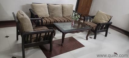 Maharaja Teak wood Sofa set (3+2) with Center table