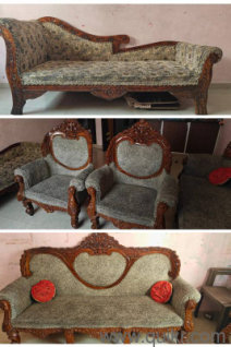 sofa set wooden 