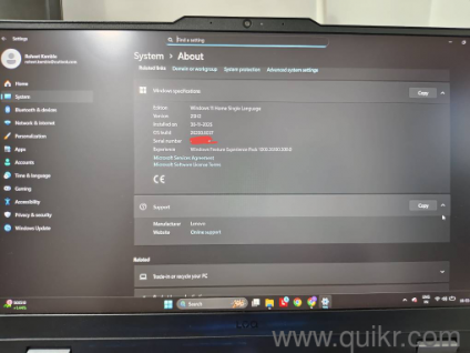 Gaming laptop LOQ15IRX9, i5 13th Gen, 6 GB GPU, 24 GB RAM, 512 GB SSD. 3 year extended waranty