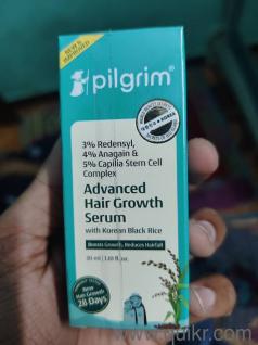 pilgrim hair growth serum new one 