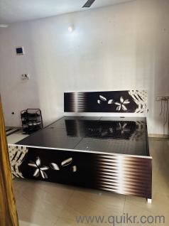 6*6 steel bed and wardrobe with two side doors