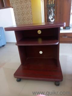 Solid wood movable multipurpose table