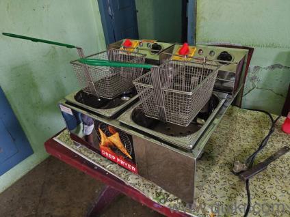 electric fryer with Auto power cutoff and Temperature control 