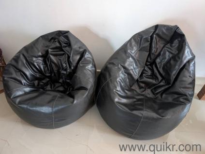 2 bean bags-XXL size- with beans filled 