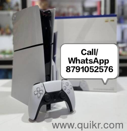 Call/WhatsApp 87910,52576 SONY PS5 Disc Slim 1TB SSD, 2 Controller, 2 CD  With Bill Box & Sony Warranty