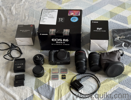 Canon r6 mark 2 for sale with lenses and other equipment