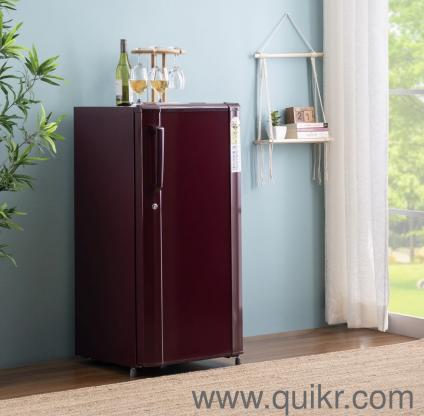 Haier single door maroon colour fridge. Almost new condition.