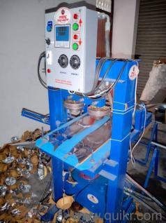 paper plate machine with godrej motor