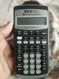 Texas Instruments BA II Plus Financial Calculator  Excellent Condition