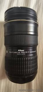 nikon 24 70 f/2.8 full frame lense