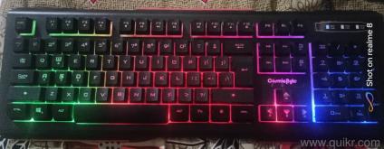  Good Condition Cosmic Byte CB-GK-08,Corona Wired Keyboard RGB NoWarrantyNoBillAvailable 